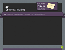 Tablet Screenshot of marketingmob.com.au